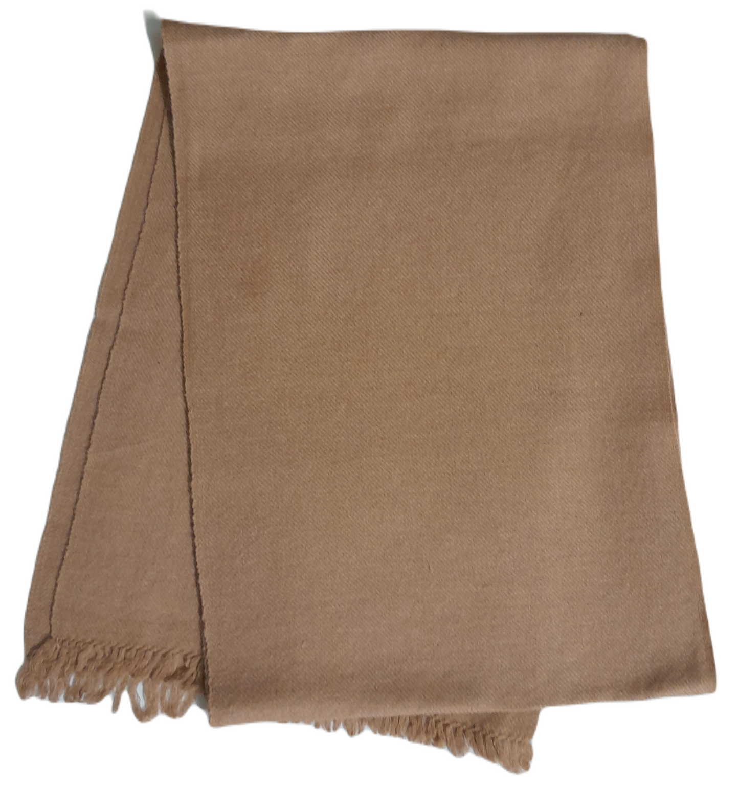 Mens Pashmina Scarf Dark Khaki.