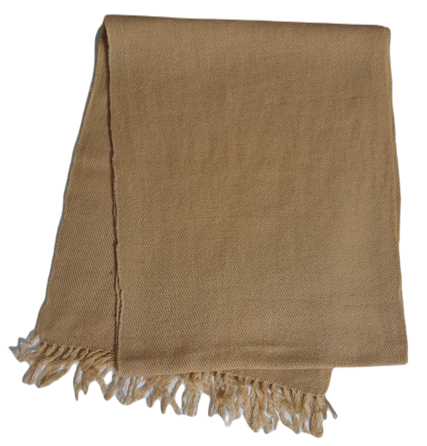 Mens Pashmina Scarf Wheat.