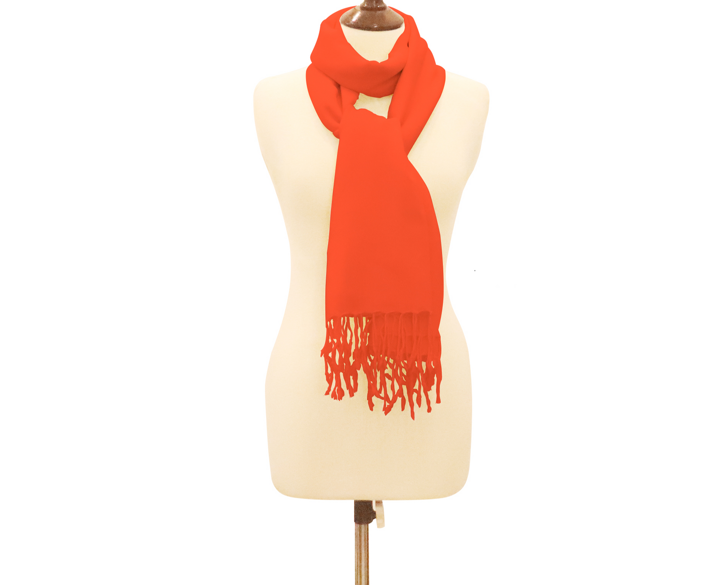 Pashmina Wrap Tomato Red.