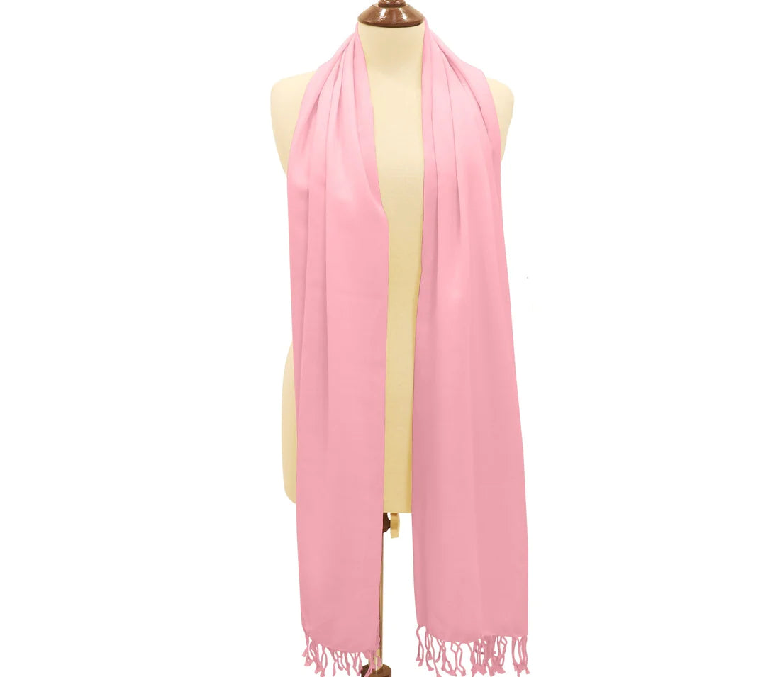 Pashmina Shawl Light Pink.