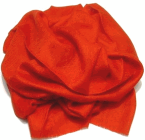 red jacquard pashmina wrap, shawl.