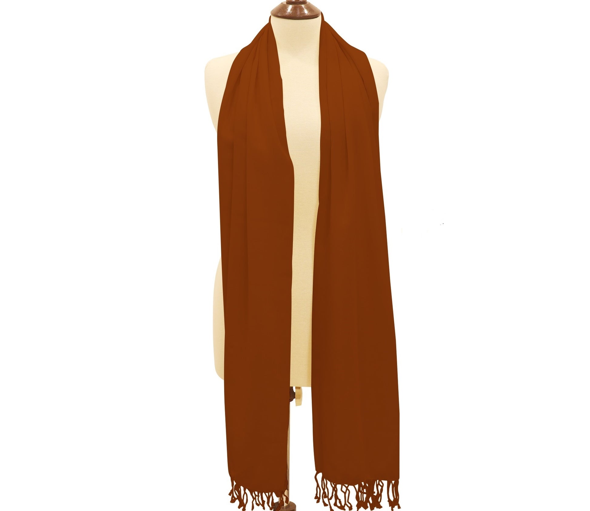 Pashmina Shawl Brown.