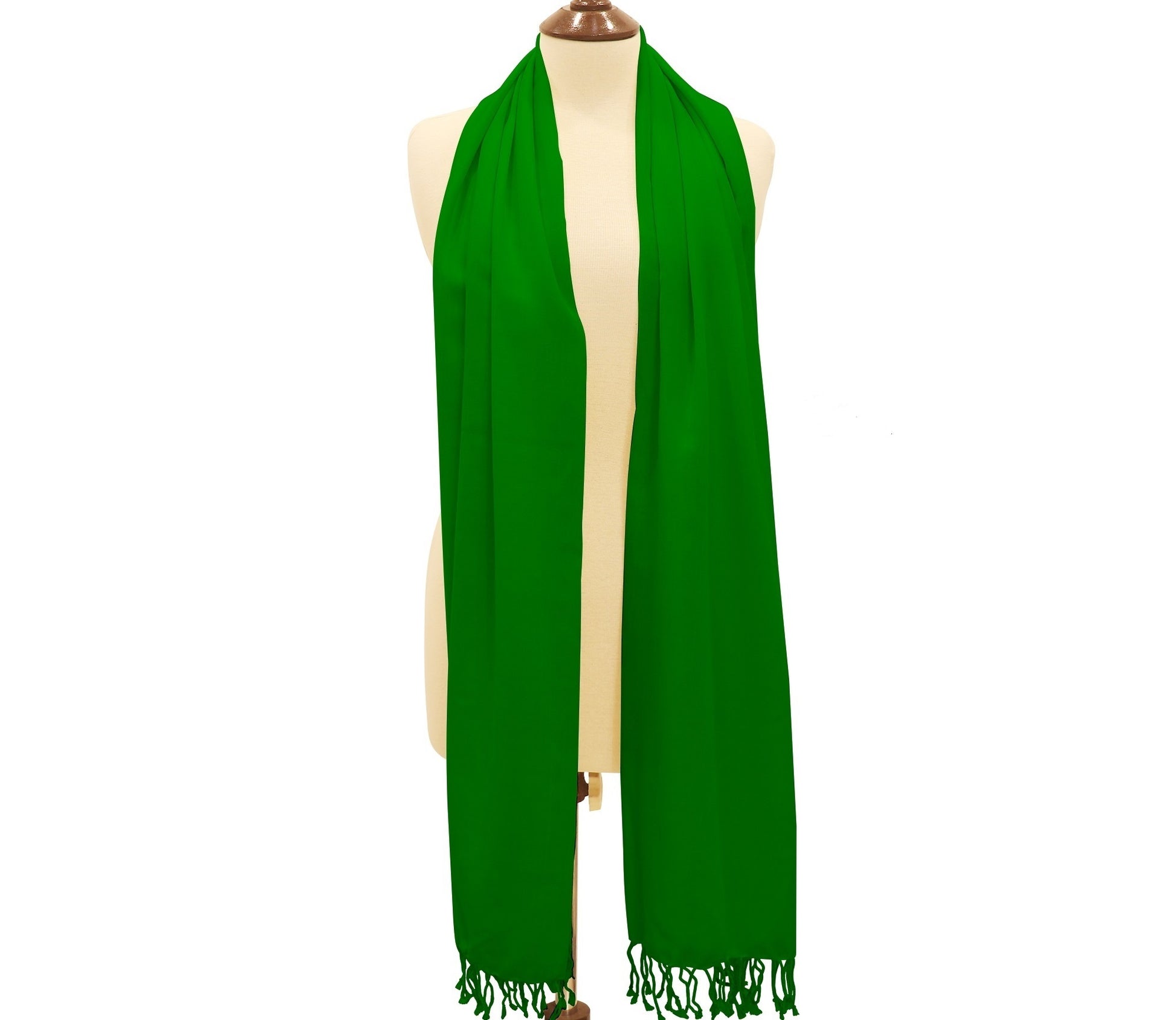Pashmina Shawl Dark Green.