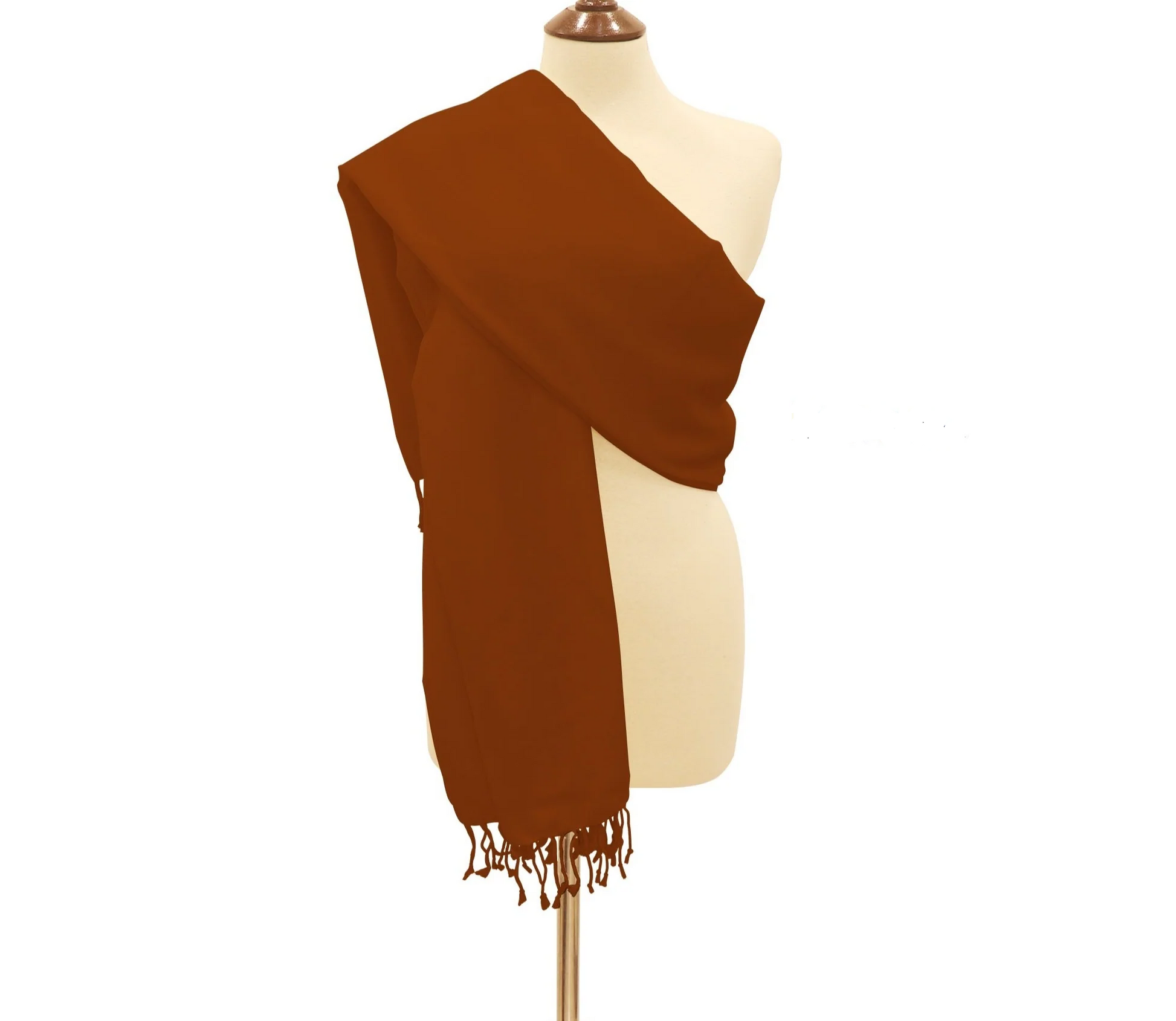 Pashmina Throw Brown.