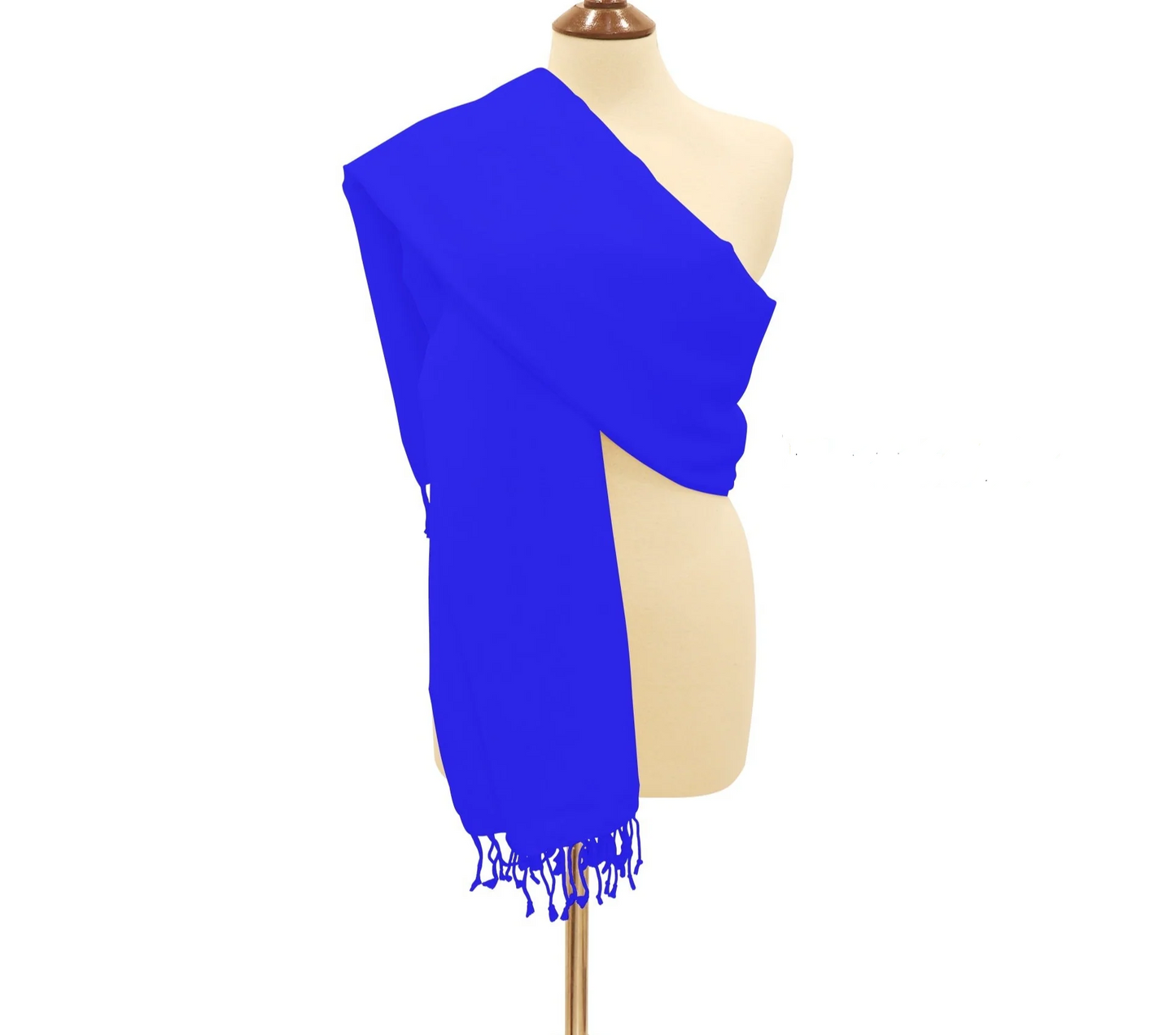 Pashmina Throw Electric Blue.