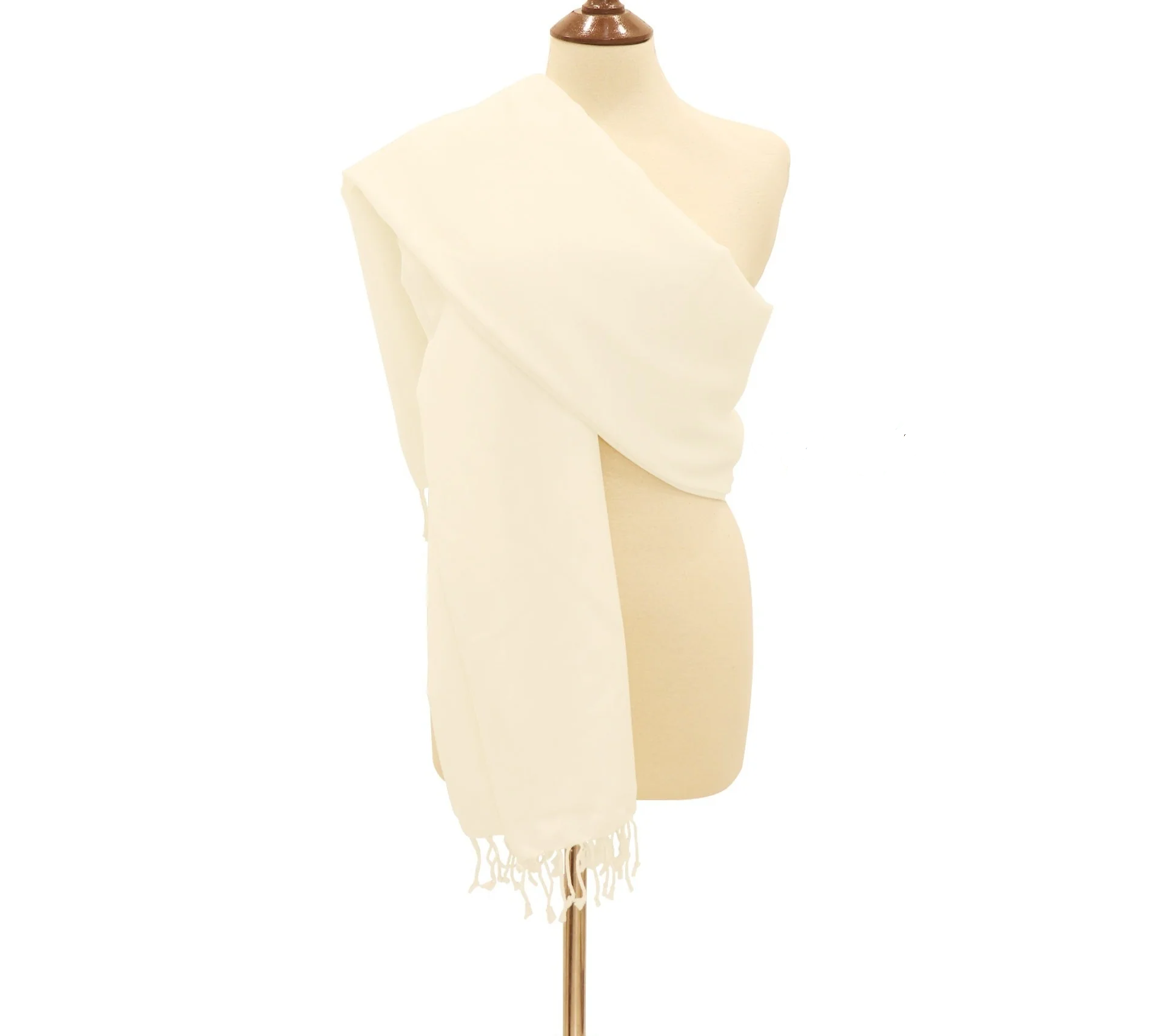 Pashmina Throw Vanilla.