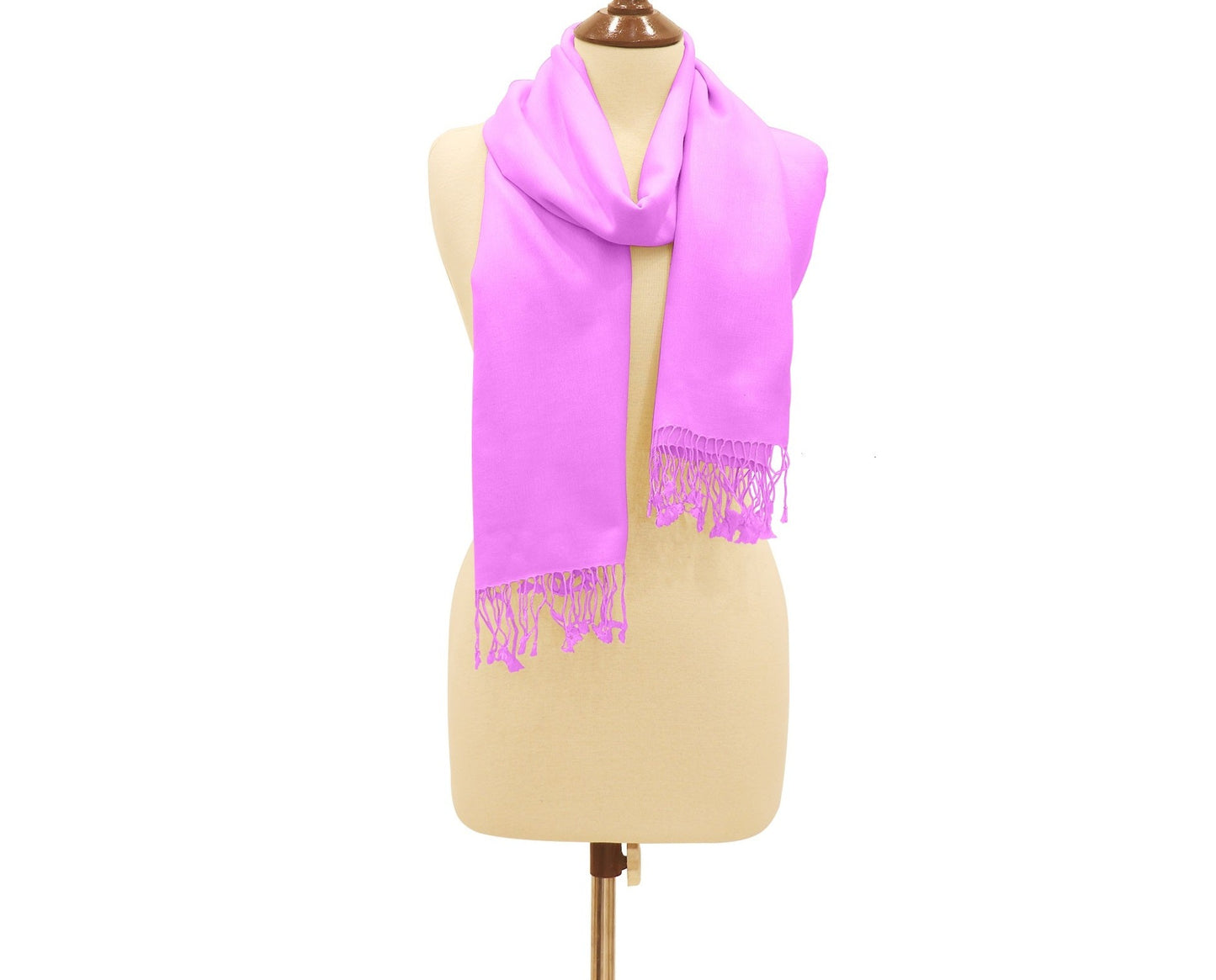 Silk Blend Pashmina Stole Violet