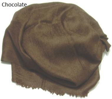 Chocolate jacquard pashmina wrap, shawl.