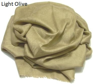 light olive jacquard pashmina wrap, shawl.
